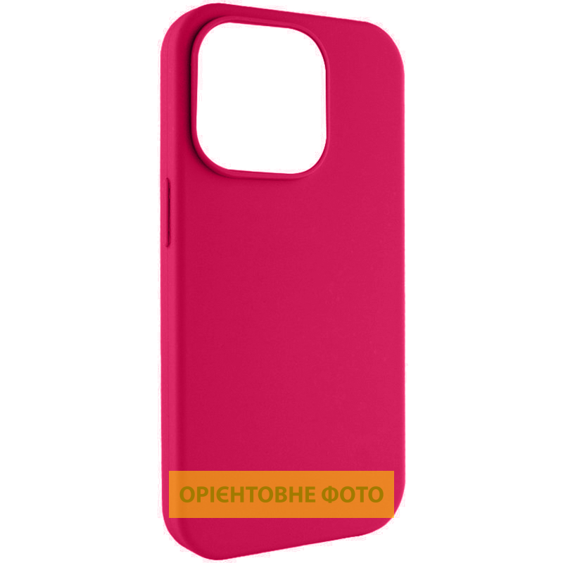 Чехол Silk (AA) NO LOGO with Magnetic Fit для Apple iPhone 17 Pro / 18 Pro (6.3"), Красный / Rose Red, Силикон, купить оптом с доставкой