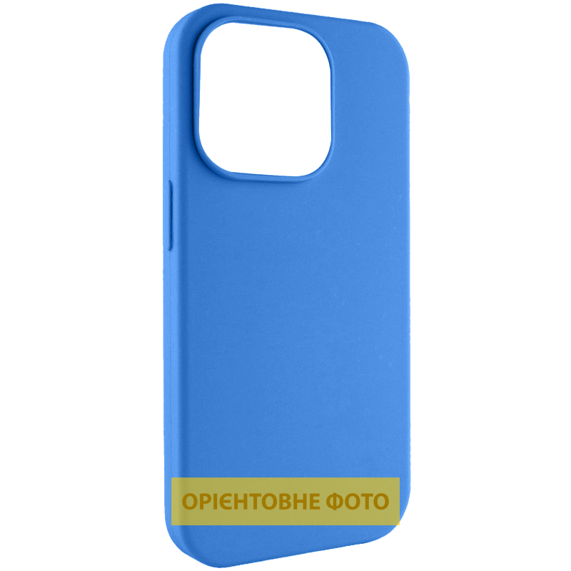Чехол Silk (AA) NO LOGO with Magnetic Fit для Apple iPhone 17 Pro / 18 Pro (6.3"), Голубой / Sky Blue, Силикон, купить оптом с доставкой