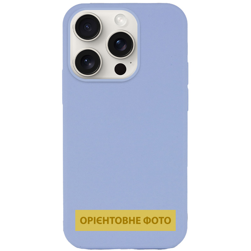 Чохол Silk (AA) NO LOGO with Magnetic Fit для Apple iPhone 17 Pro Max / 18 Pro Max (6.9"), Блакитний / Lilac Blue, Силікон, купити оптом з доставкою