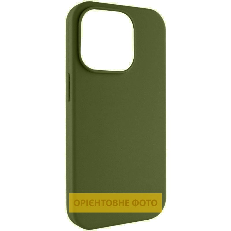 Чехол Silk (AA) NO LOGO with Magnetic Fit для Apple iPhone 17 Pro Max / 18 Pro Max (6.9"), Зеленый / Dark Olive, Силикон, купить оптом с доставкой