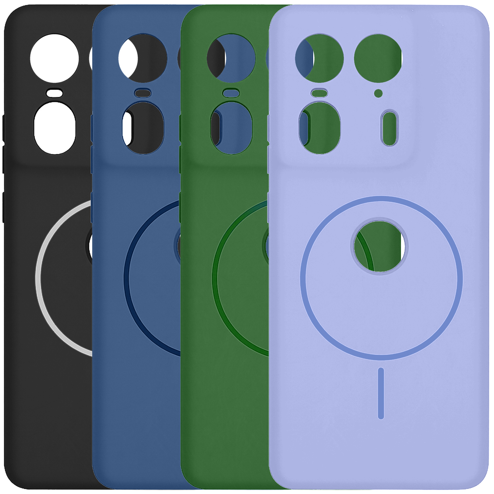 Чохол Silicone Cover Lakshmi Full Camera (AA) with Magnetic Fit для Motorola Edge 50 Ultra, Силікон, купити оптом з доставкою