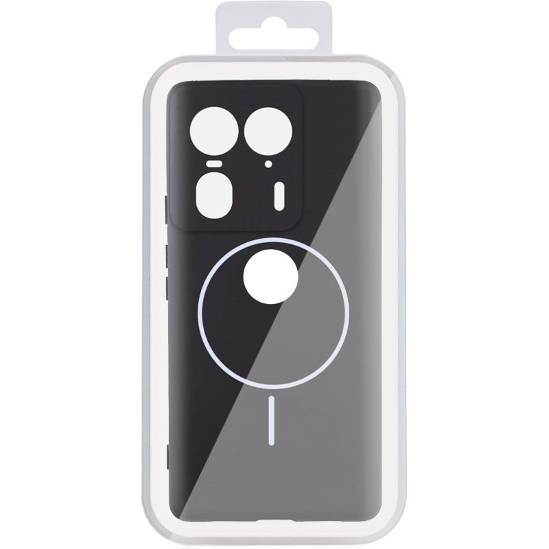 Чохол Silicone Cover Lakshmi Full Camera (AA) with Magnetic Fit для Motorola Edge 50 Ultra, Чорний / Black 2, Силікон, купити оптом з доставкою