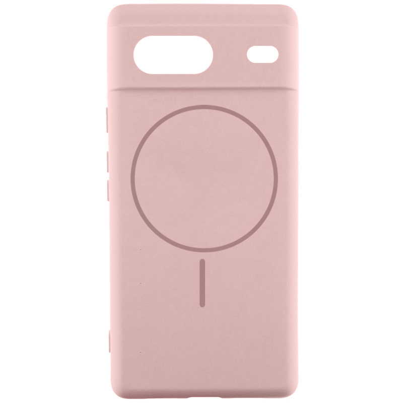 Чехол Silicone Cover Lakshmi Full Camera (AA) with Magnetic Fit для Google Pixel 10 / 10 Pro, Розовый / Pink Sand, Силикон, купить оптом с доставкой