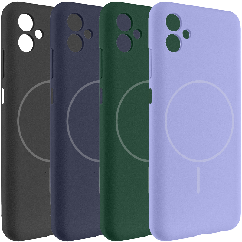 Чехол Silicone Cover Lakshmi Full Camera (AA) with Magnetic Fit для Samsung Galaxy A08 / A07 4G/A07s, Силикон, купить оптом с доставкой