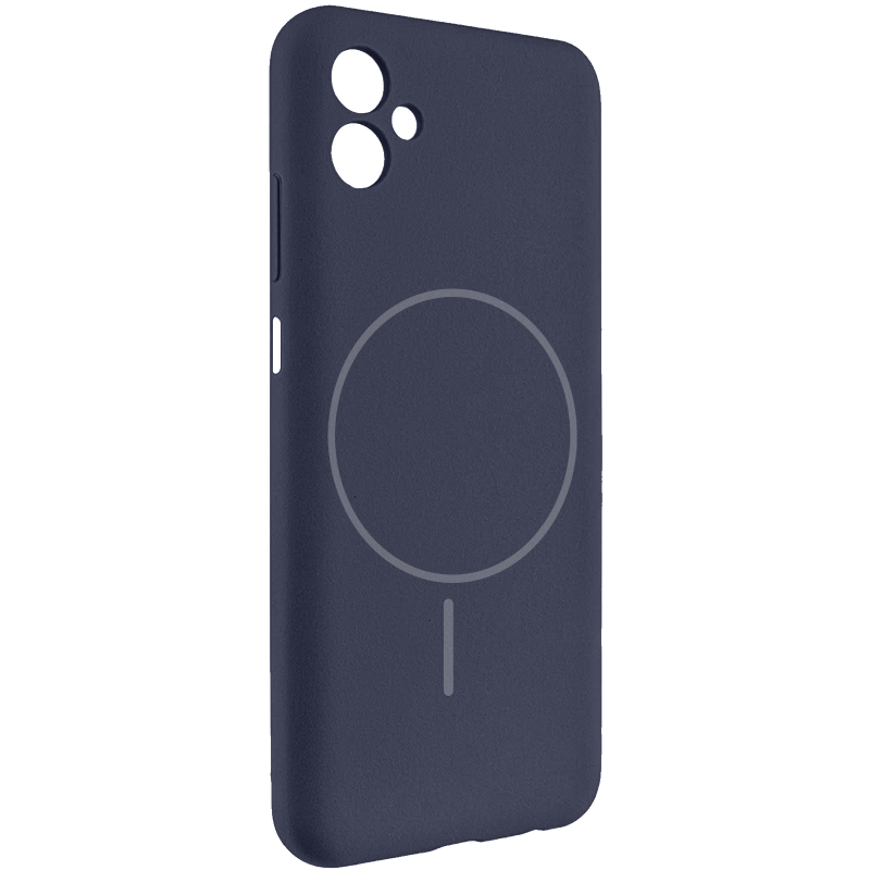 Чехол Silicone Cover Lakshmi Full Camera (AA) with Magnetic Fit для Samsung Galaxy A08 / A07 4G/A07s, Темно-синий / Midnight blue, Силикон, купить оптом с доставкой