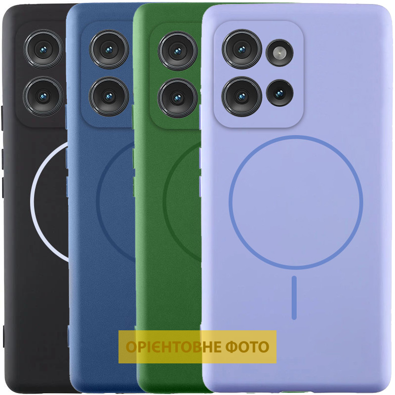 Чехол Silicone Cover Lakshmi Full Camera (AA) with Magnetic Fit для Motorola Edge 60 / 60 Fusion, Силикон, купить оптом с доставкой
