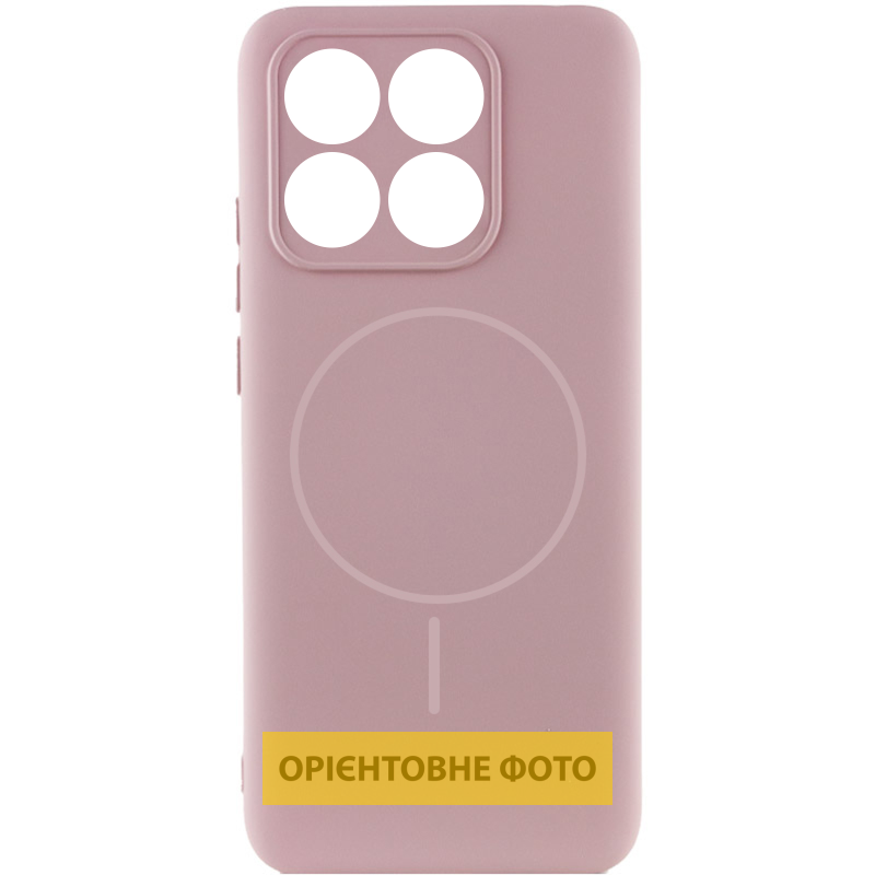 Чехол Silicone Cover Lakshmi Full Camera (AA) with Magnetic Fit для Motorola Moto G86 5G, Розовый / Pink Sand, Силикон, купить оптом с доставкой