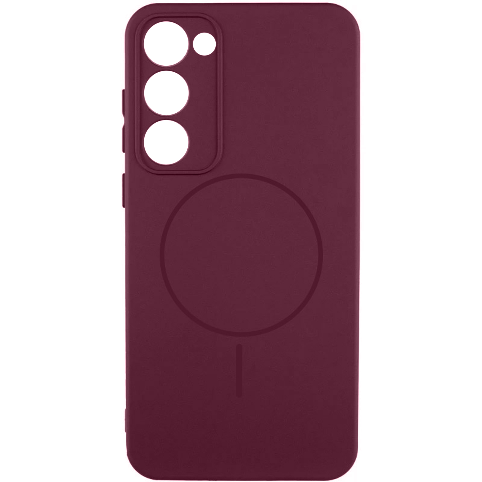 Чохол Silicone Cover Lakshmi Full Camera (AA) with Magnetic Fit для Xiaomi Redmi 15 (EU), Бордовий / Marsala, Силікон, купити оптом з доставкою