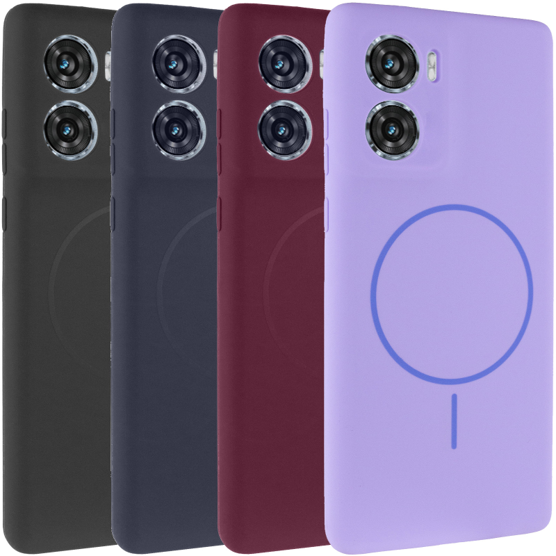 Чохол Silicone Cover Lakshmi Full Camera (AA) with Magnetic Fit для Motorola Moto G06, Силікон, купити оптом з доставкою
