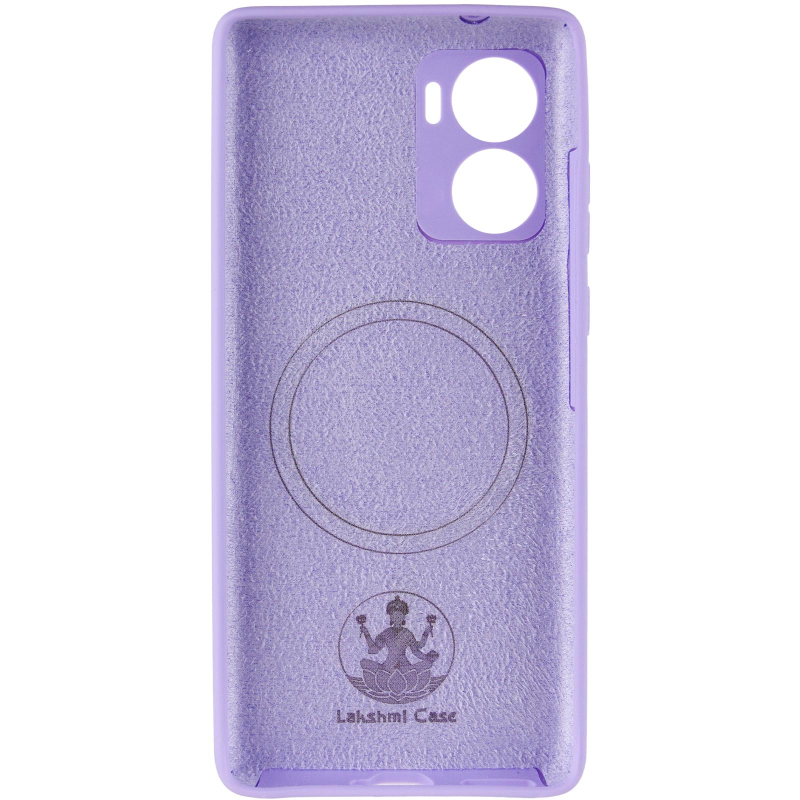 Чохол Silicone Cover Lakshmi Full Camera (AA) with Magnetic Fit для Motorola Moto G06, Бузковий / Dasheen 2, Силікон, купити оптом з доставкою