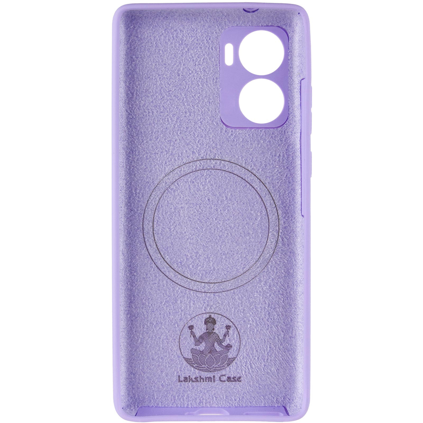 Чохол Silicone Cover Lakshmi Full Camera (AA) with Magnetic Fit для Motorola Moto G06, Бузковий / Dasheen 2, Силікон, купити оптом з доставкою