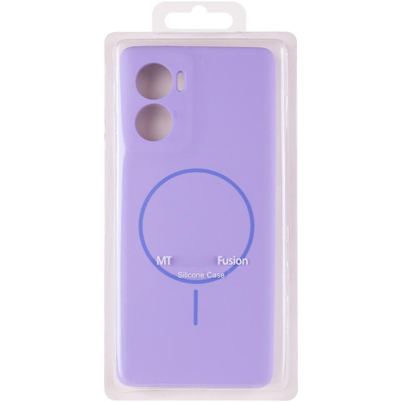 Чохол Silicone Cover Lakshmi Full Camera (AA) with Magnetic Fit для Motorola Moto G06, Бузковий / Dasheen 4, Силікон, купити оптом з доставкою