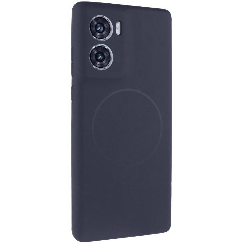Чохол Silicone Cover Lakshmi Full Camera (AA) with Magnetic Fit для Motorola Moto G06, Темно-синій / Midnight blue, Силікон, купити оптом з доставкою