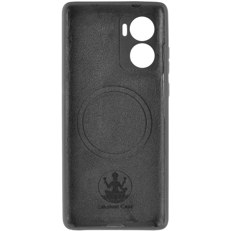 Чохол Silicone Cover Lakshmi Full Camera (AA) with Magnetic Fit для Motorola Moto G06, Чорний / Black 2, Силікон, купити оптом з доставкою