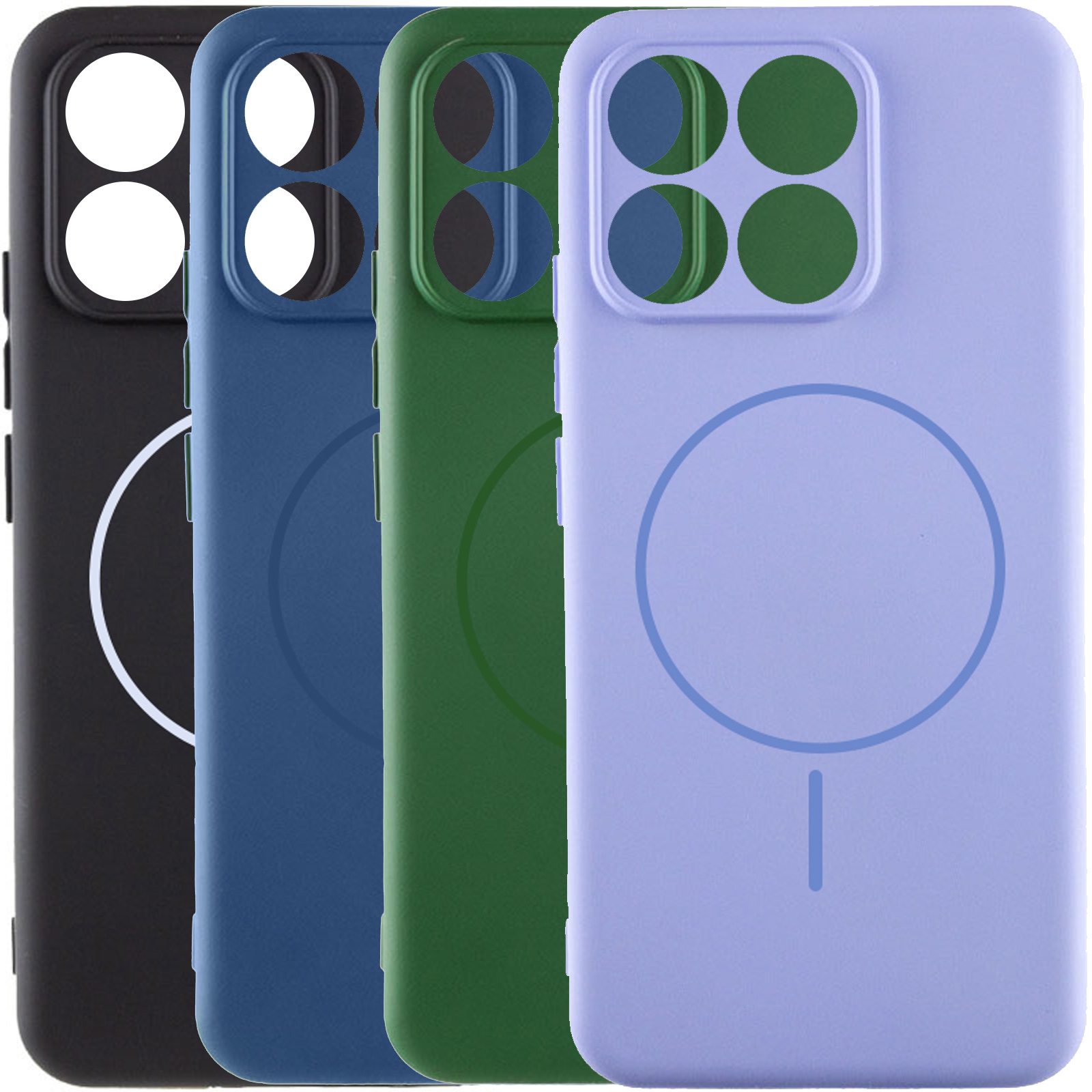 Чехол Silicone Cover Lakshmi Full Camera (AA) with Magnetic Fit для Motorola Edge 70, Силикон, купить оптом с доставкой