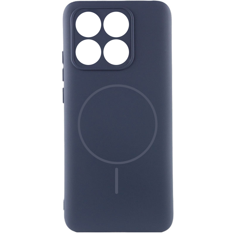 Чехол Silicone Cover Lakshmi Full Camera (AA) with Magnetic Fit для Motorola Edge 70, Темно-синий / Midnight blue, Силикон, купить оптом с доставкой