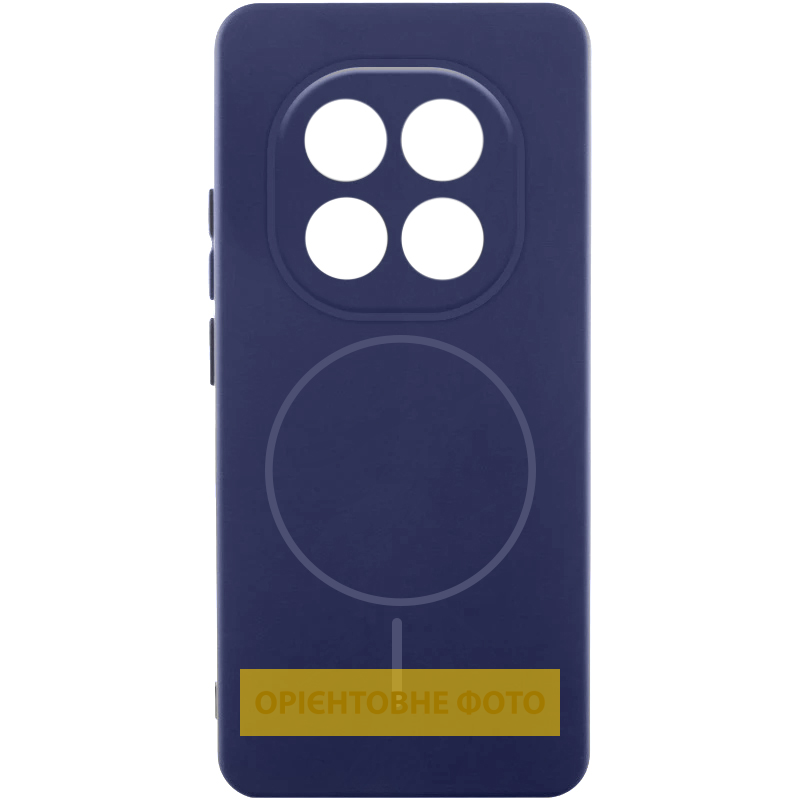 Чехол Silicone Cover Lakshmi Full Camera (AA) with Magnetic Fit для Xiaomi Redmi A7 Pro 4G /Poco C81, Темно-синий / Midnight blue, Силикон, купить оптом с доставкой
