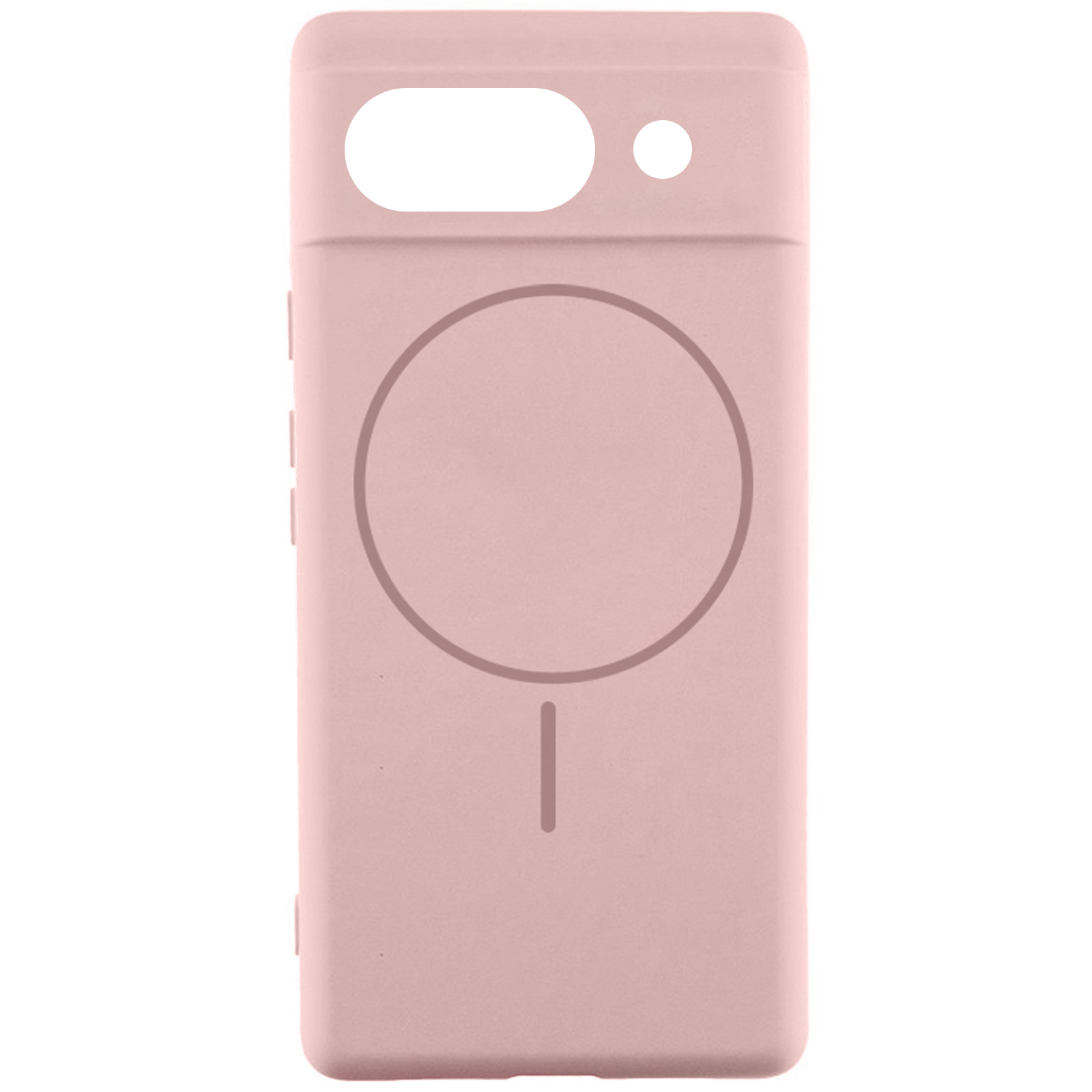 Чехол Silicone Cover Lakshmi Full Camera (AA) with Magnetic Fit для Google Pixel 10a, Розовый / Pink Sand, Силикон, купить оптом с доставкой