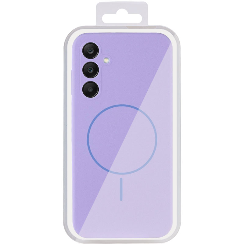 Чехол Silicone Cover Lakshmi Full Camera (AA) with Magnetic Fit для Samsung Galaxy S26 FE, Сиреневый / Dasheen 1, Силикон, купить оптом с доставкой
