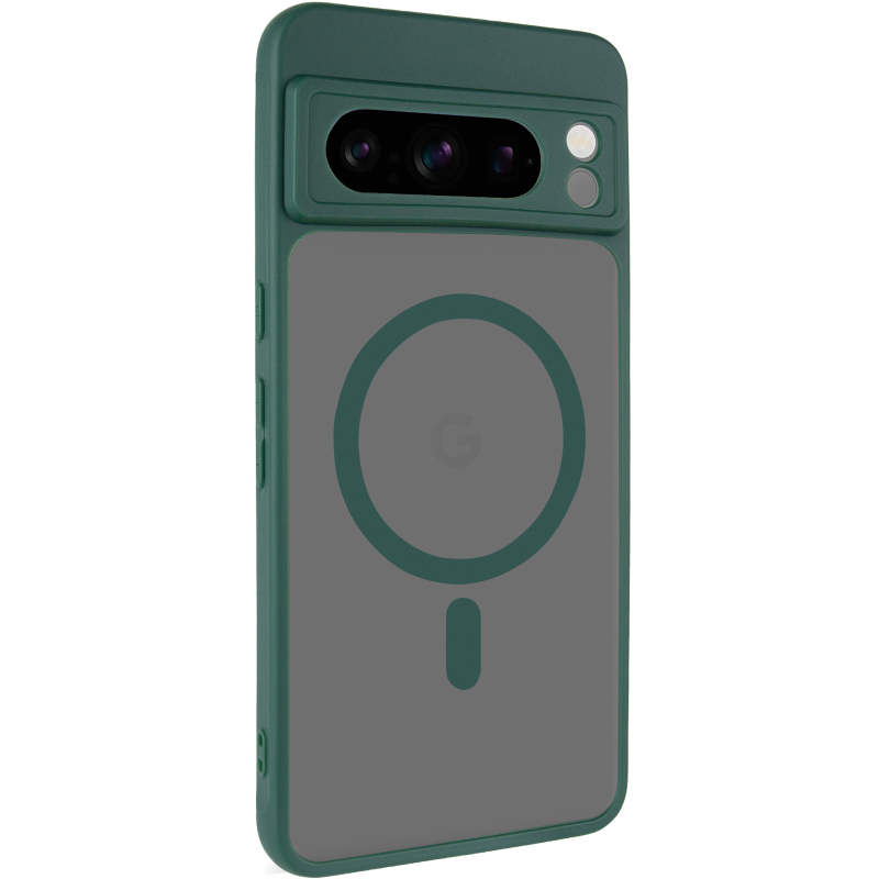 Чохол TPU Bloom with Magnetic Fit для Google Pixel 8 Pro, Green, TPU, купити оптом з доставкою