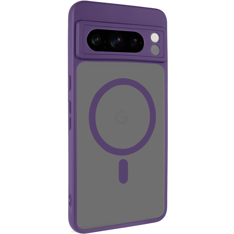 Чохол TPU Bloom with Magnetic Fit для Google Pixel 8 Pro, Purple, TPU, купити оптом з доставкою