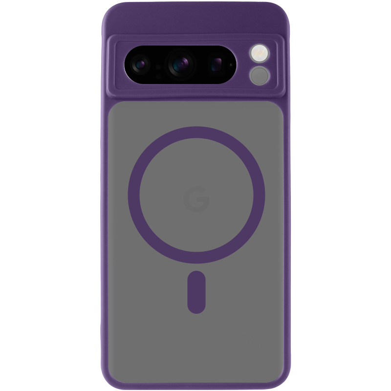 Чохол TPU Bloom with Magnetic Fit для Google Pixel 8 Pro, Purple 1, TPU, купити оптом з доставкою
