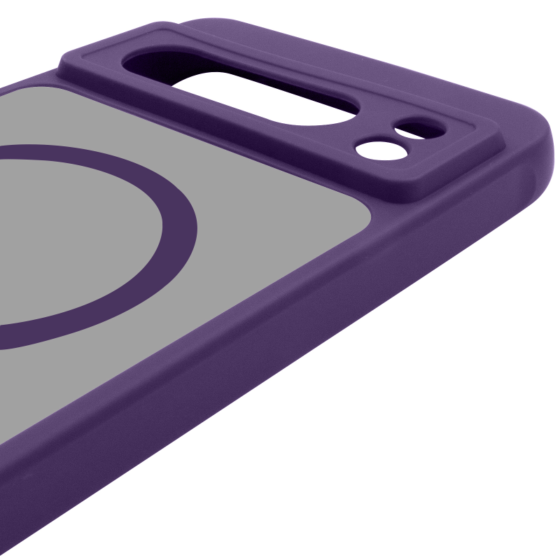 Чохол TPU Bloom with Magnetic Fit для Google Pixel 8 Pro, Purple 3, TPU, купити оптом з доставкою