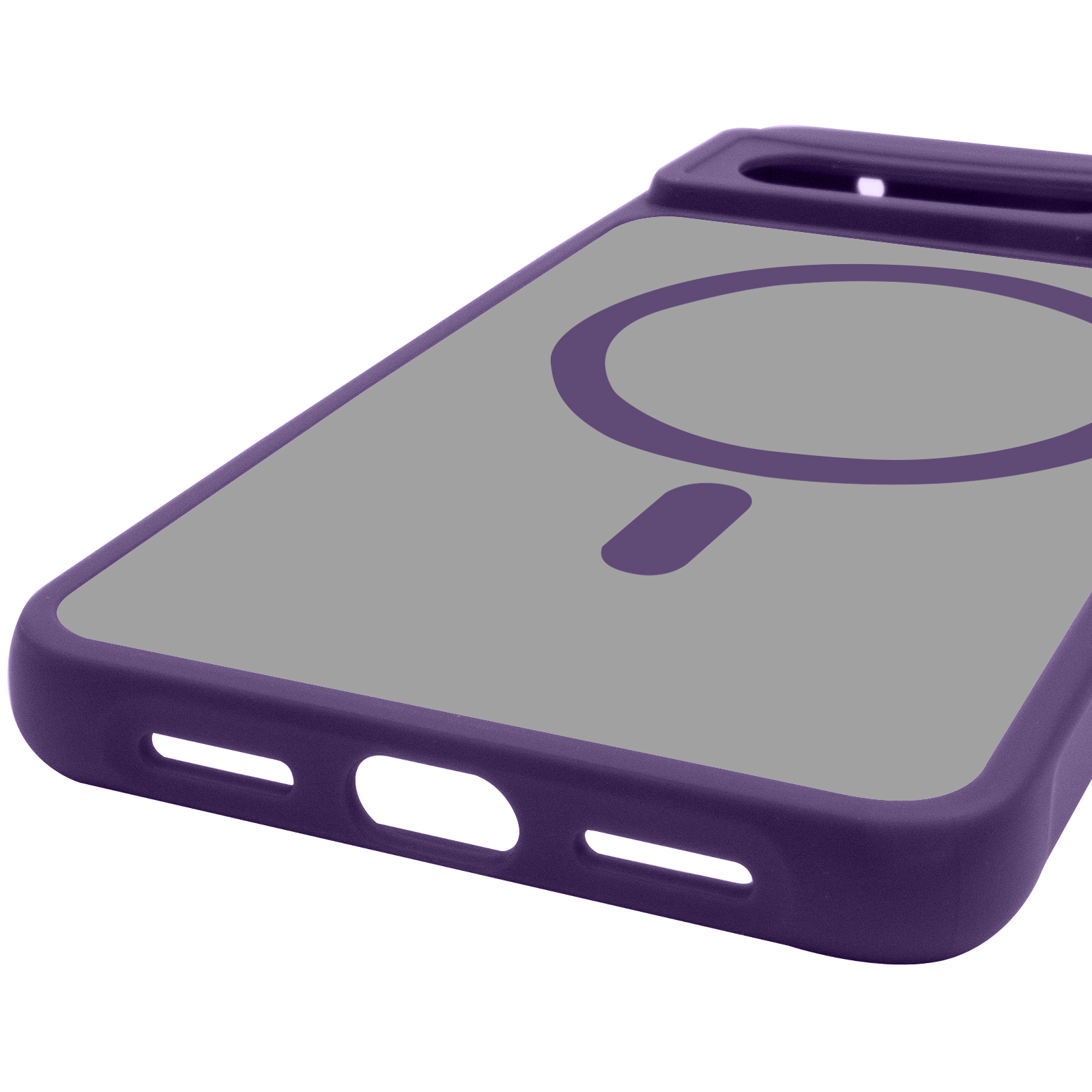 Чохол TPU Bloom with Magnetic Fit для Google Pixel 8 Pro, Purple 4, TPU, купити оптом з доставкою
