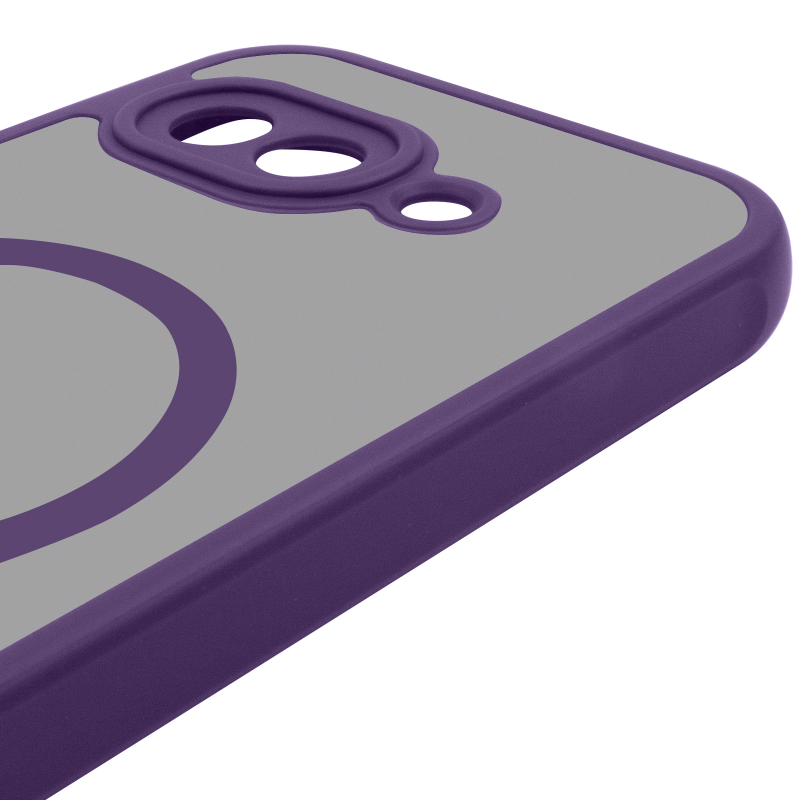 Чохол TPU Bloom with Magnetic Fit для Google Pixel 9a, Purple 3, TPU, купити оптом з доставкою