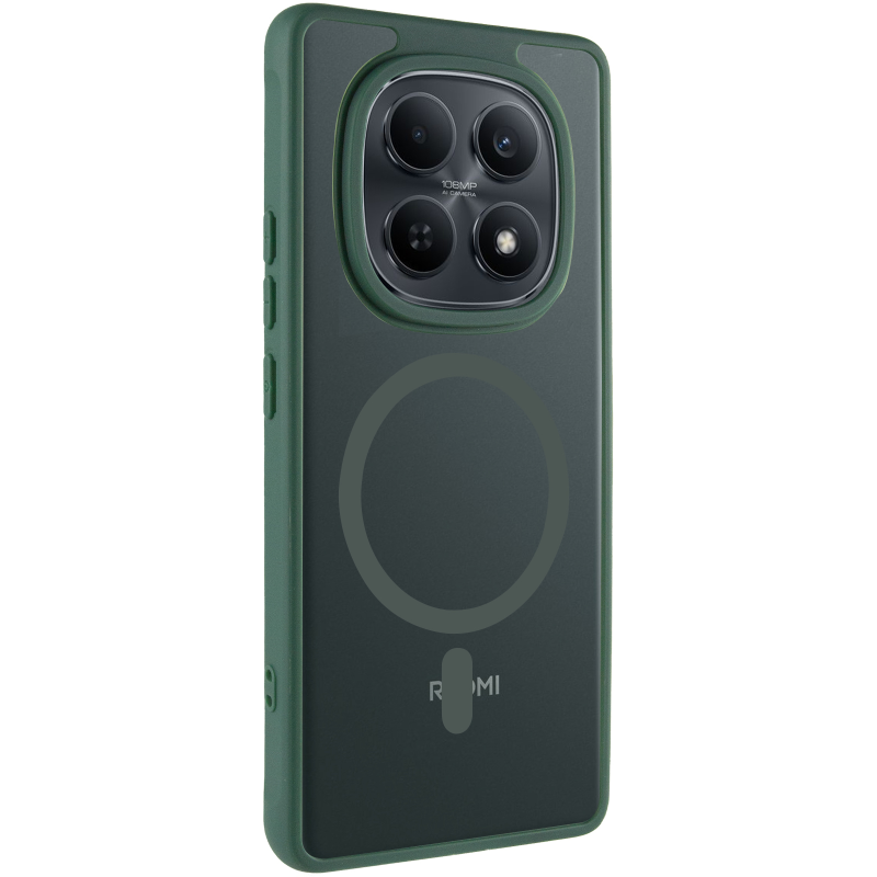 Чохол TPU Bloom with Magnetic Fit для Xiaomi Redmi Note 15 4G/5G (EU), Green, TPU, купити оптом з доставкою