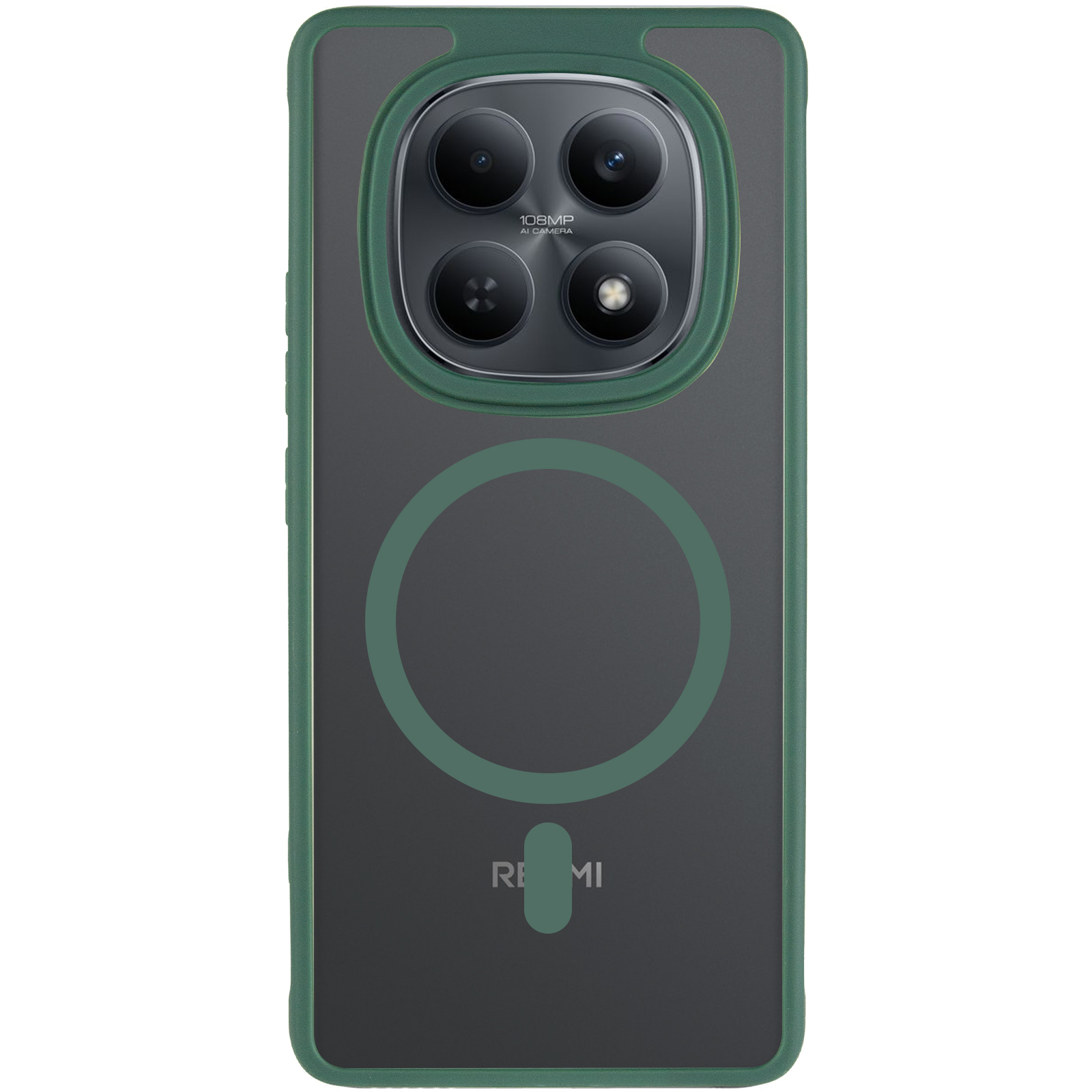 Чохол TPU Bloom with Magnetic Fit для Xiaomi Redmi Note 15 Pro 4G, Green 1, TPU, купити оптом з доставкою