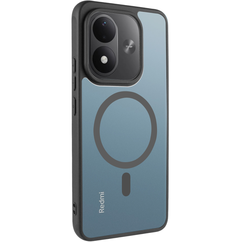 Чехол TPU Bloom with Magnetic Fit для Xiaomi Redmi Note 17 Pro, Black, TPU, купить оптом с доставкой