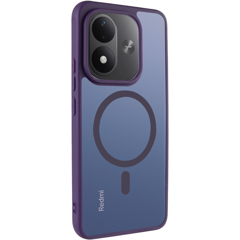 Чехол TPU Bloom with Magnetic Fit для Xiaomi Redmi Note 17 Pro, Purple, TPU, купить оптом с доставкой