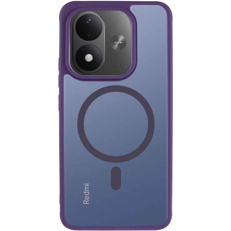 Чехол TPU Bloom with Magnetic Fit для Xiaomi Redmi Note 17 Pro, Purple 1, TPU, купить оптом с доставкой