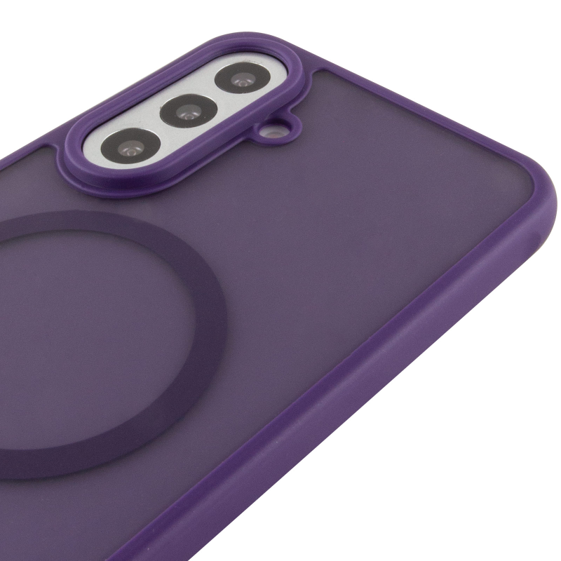 Чехол TPU Bloom with Magnetic Fit для Samsung Galaxy S26 FE, Purple 3, TPU, купить оптом с доставкой