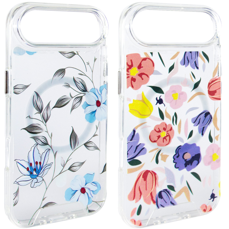 TPU+PC чохол Clear Garden with Magnetic Fit для Apple iPhone 17 Air (6.5"), TPU+PC, купити оптом з доставкою