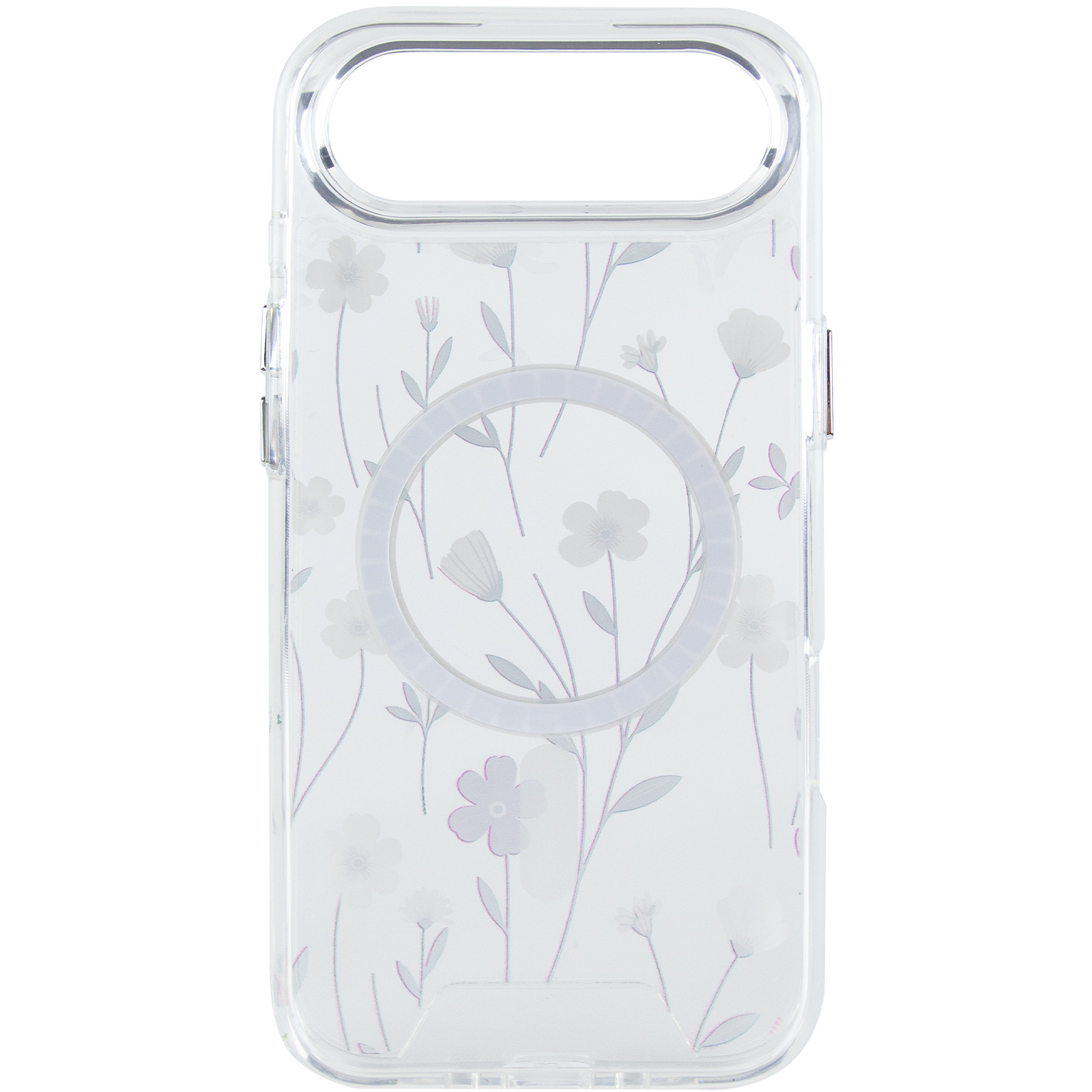 TPU+PC чохол Clear Garden with Magnetic Fit для Apple iPhone 17 Air (6.5"), Cherry Petal 2, TPU+PC, купити оптом з доставкою