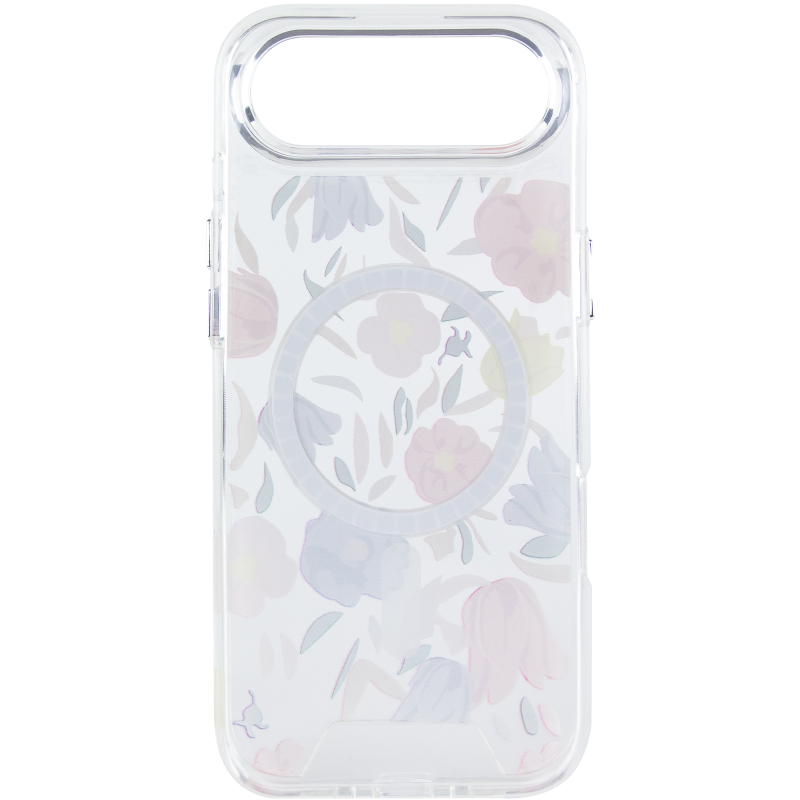TPU+PC чохол Clear Garden with Magnetic Fit для Apple iPhone 17 Air (6.5"), Tropical Art 2, TPU+PC, купити оптом з доставкою