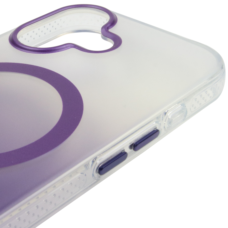 Чохол TPU+PC Phantom with Magnetic Fit для Apple iPhone 16 (6.1"), Purple 3, TPU+PC, купити оптом з доставкою