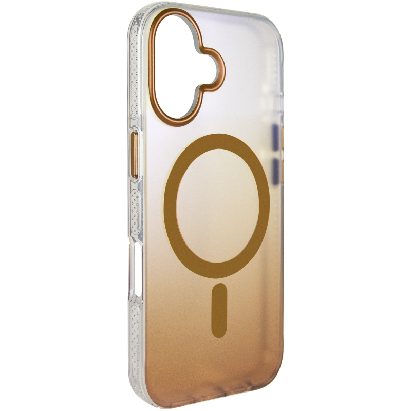Чохол TPU+PC Phantom with Magnetic Fit для Apple iPhone 16 (6.1"), Golden, TPU+PC, купити оптом з доставкою