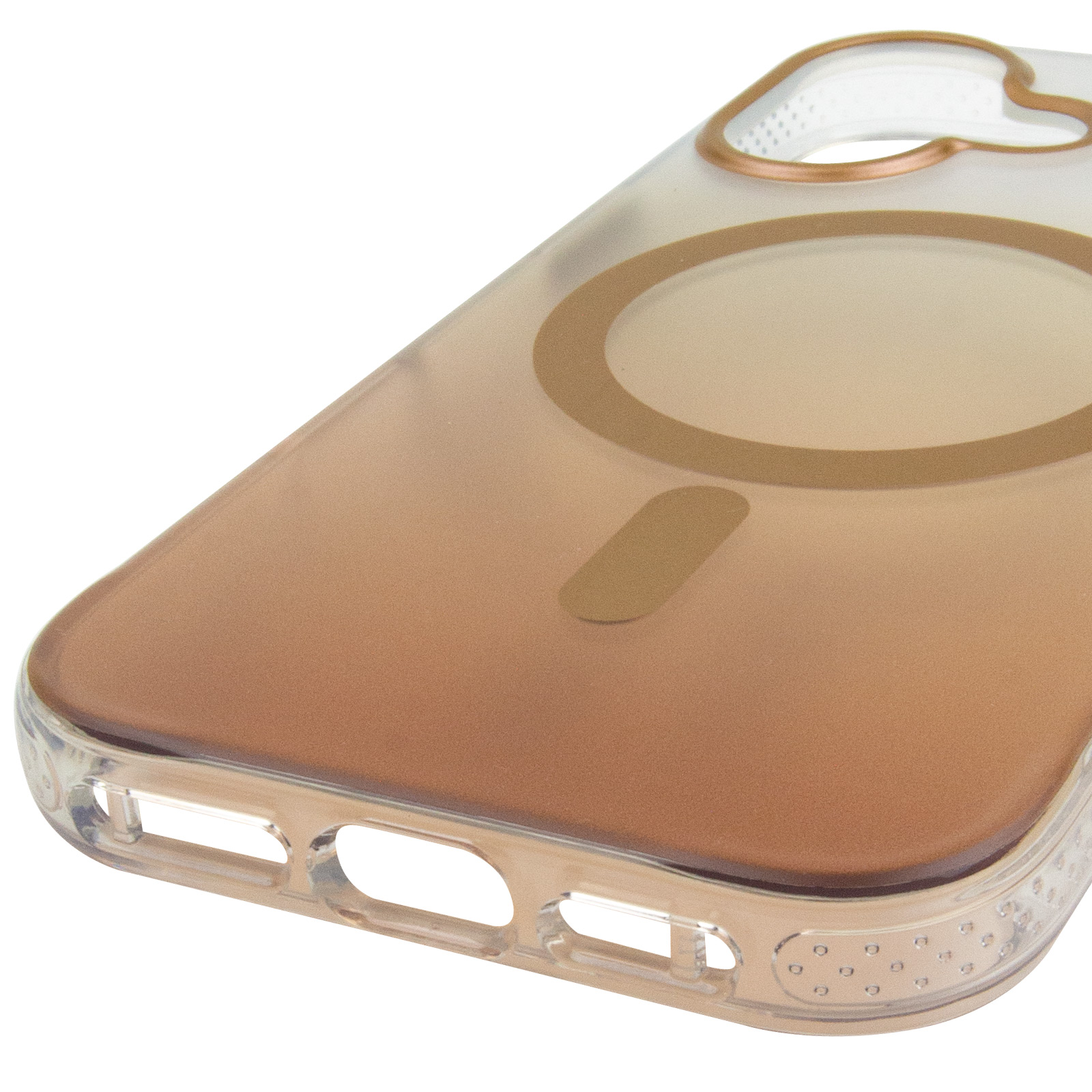 Чохол TPU+PC Phantom with Magnetic Fit для Apple iPhone 16 (6.1"), Golden 4, TPU+PC, купити оптом з доставкою