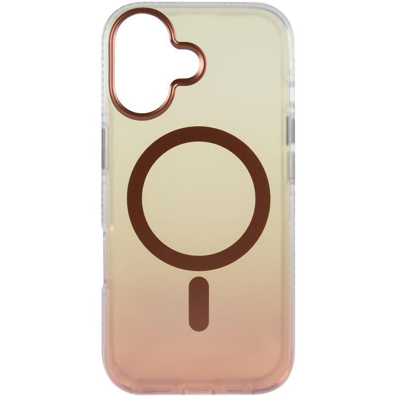 Чохол TPU+PC Phantom with Magnetic Fit для Apple iPhone 16 (6.1"), Rose Gold 1, TPU+PC, купити оптом з доставкою