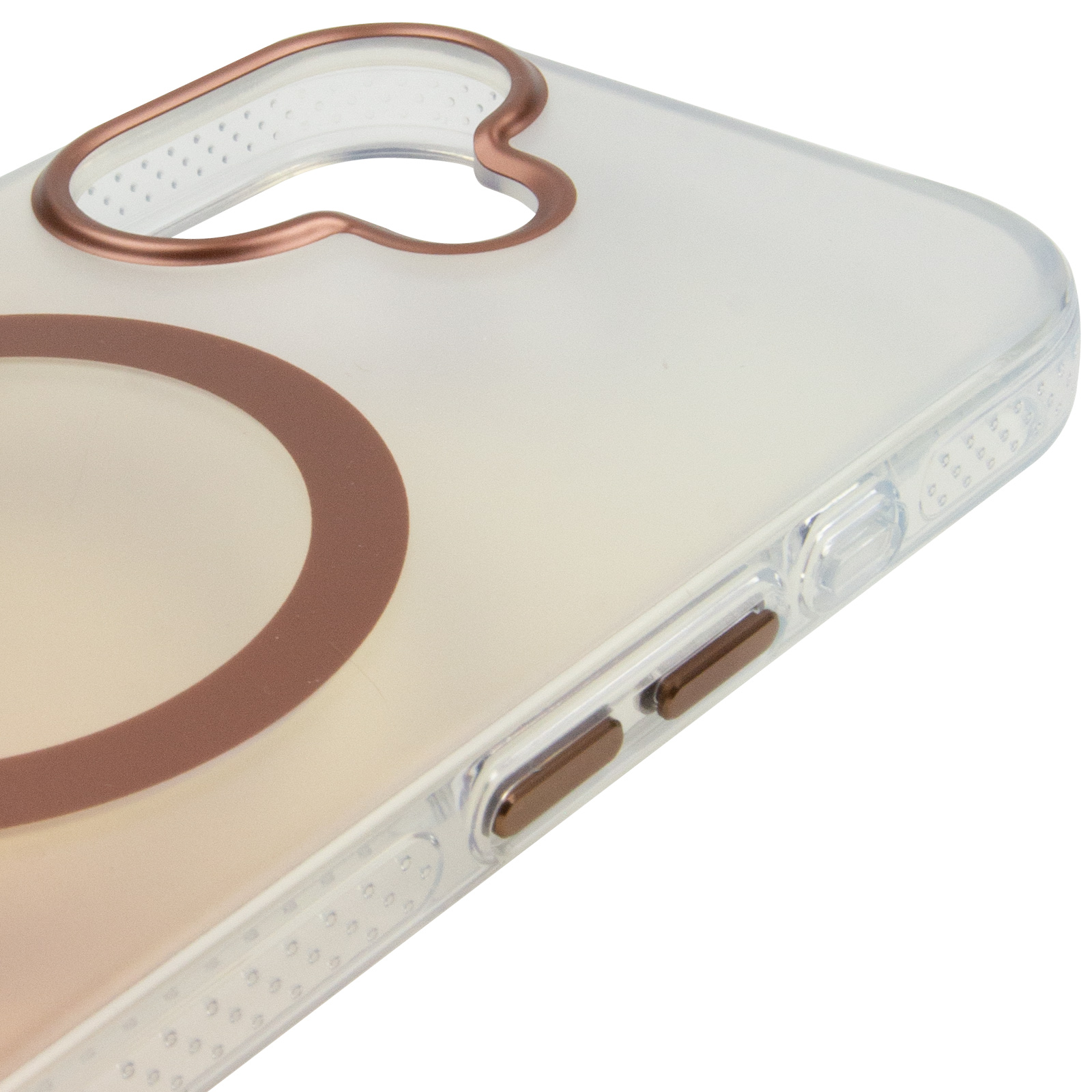 Чохол TPU+PC Phantom with Magnetic Fit для Apple iPhone 16 (6.1"), Rose Gold 3, TPU+PC, купити оптом з доставкою
