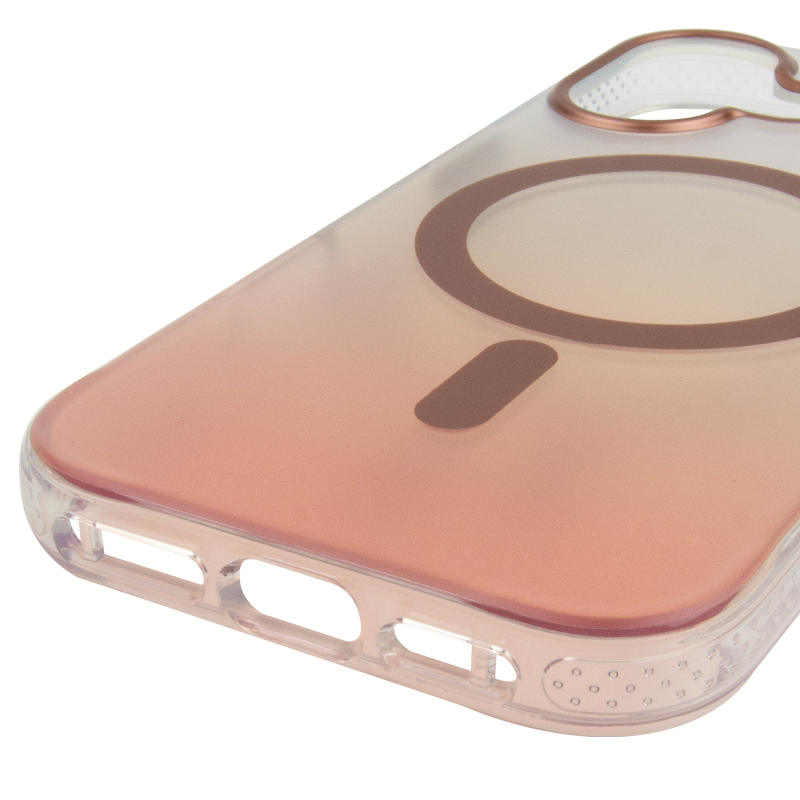Чохол TPU+PC Phantom with Magnetic Fit для Apple iPhone 16 (6.1"), Rose Gold 4, TPU+PC, купити оптом з доставкою
