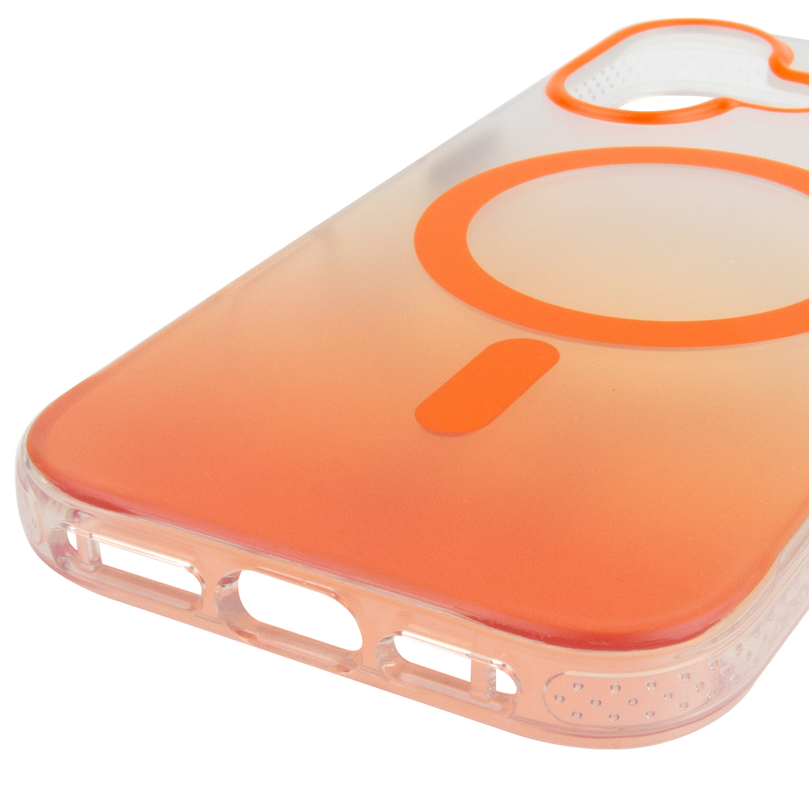 Чохол TPU+PC Phantom with Magnetic Fit для Apple iPhone 17 (6.3"), Orange 5, TPU+PC, купити оптом з доставкою