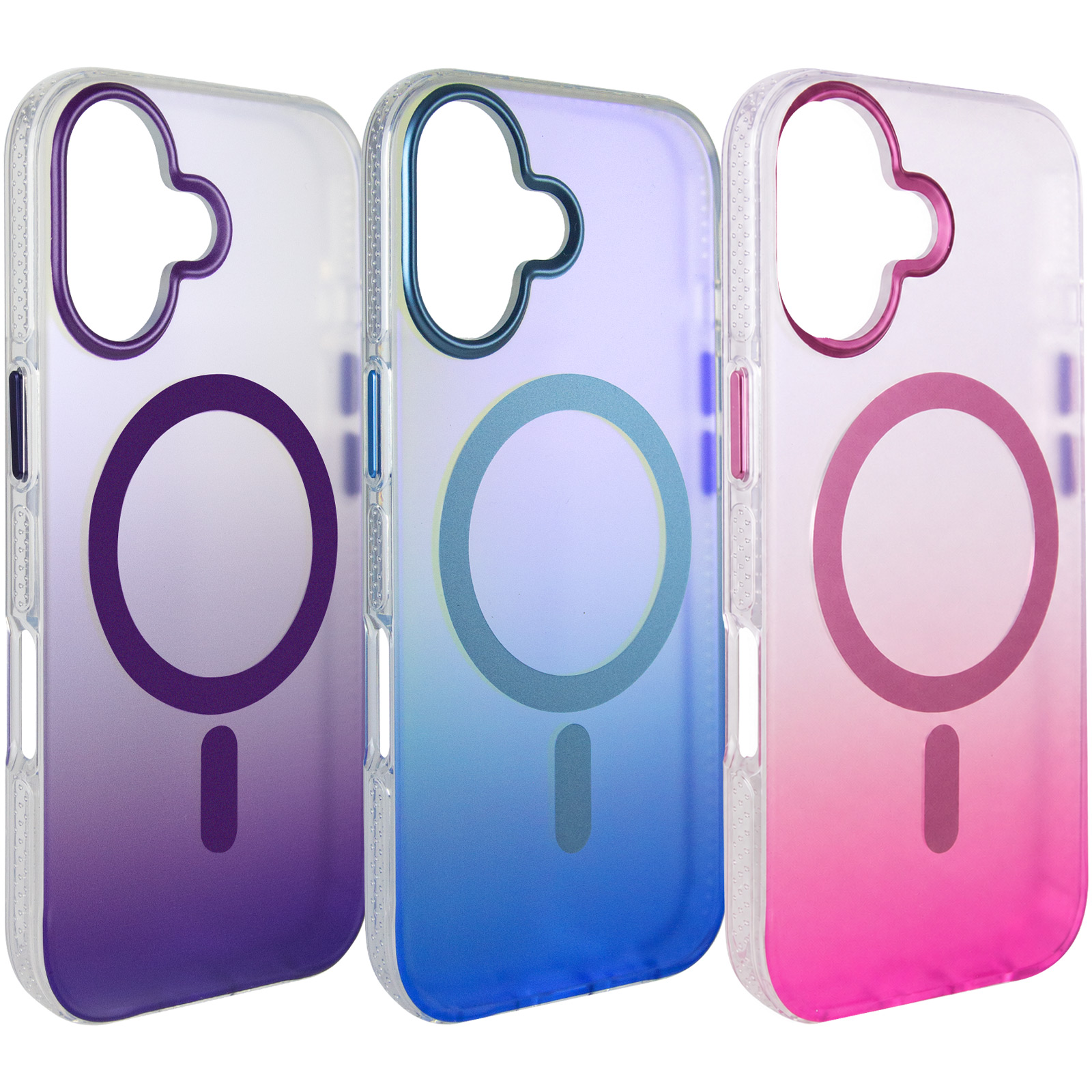 Чохол TPU+PC Phantom with Magnetic Fit для Apple iPhone 17 (6.3"), TPU+PC, купити оптом з доставкою