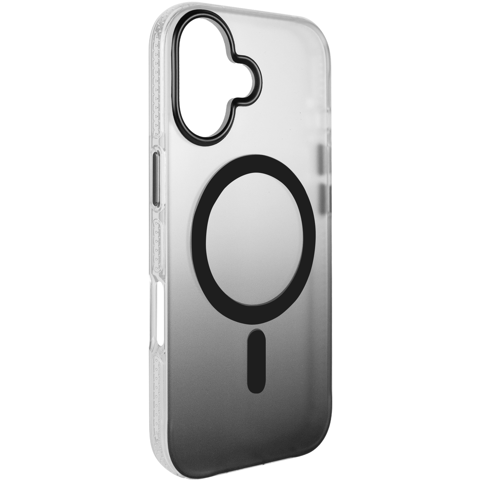 Чохол TPU+PC Phantom with Magnetic Fit для Apple iPhone 17 (6.3"), Black, TPU+PC, купити оптом з доставкою
