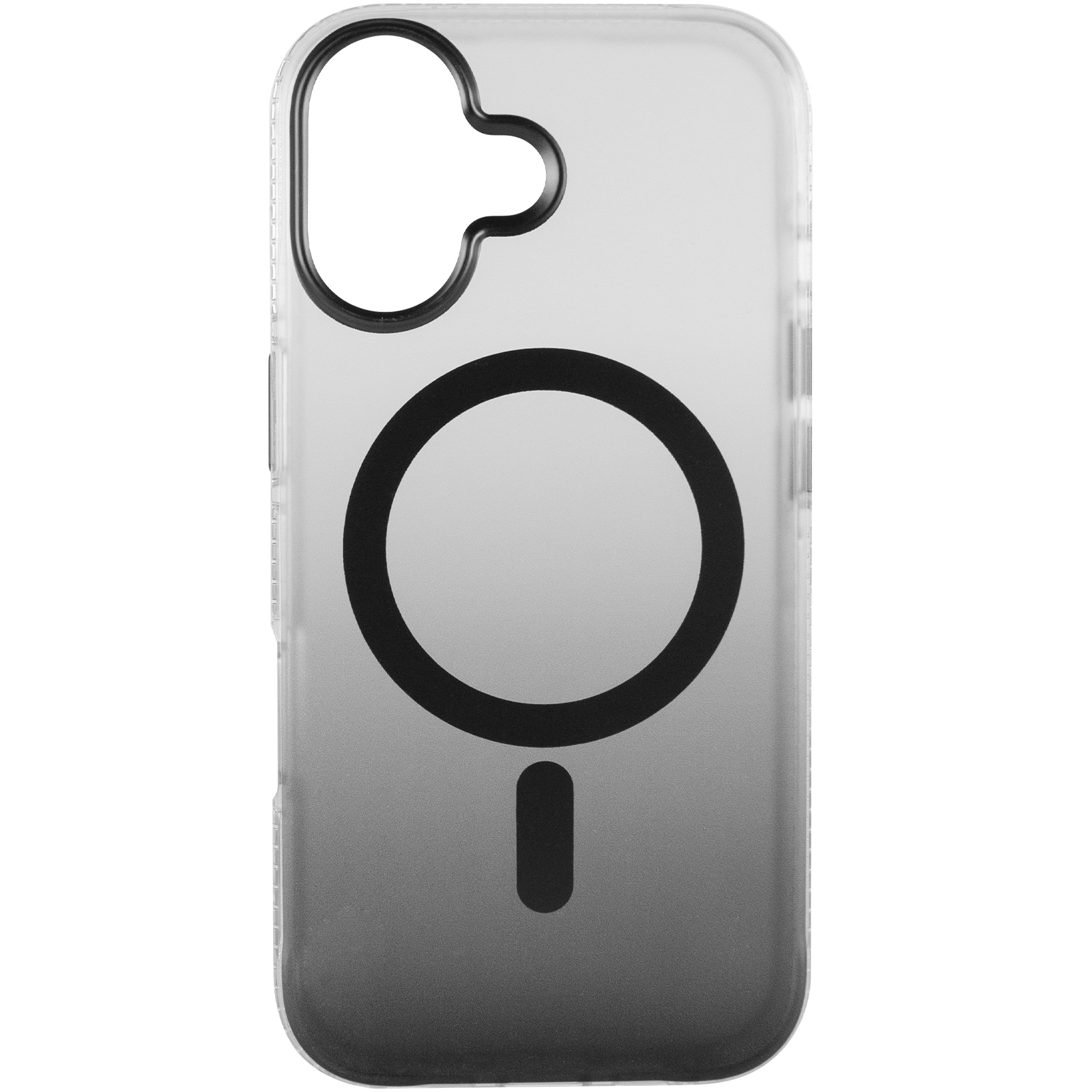 Чохол TPU+PC Phantom with Magnetic Fit для Apple iPhone 17 (6.3"), Black 1, TPU+PC, купити оптом з доставкою