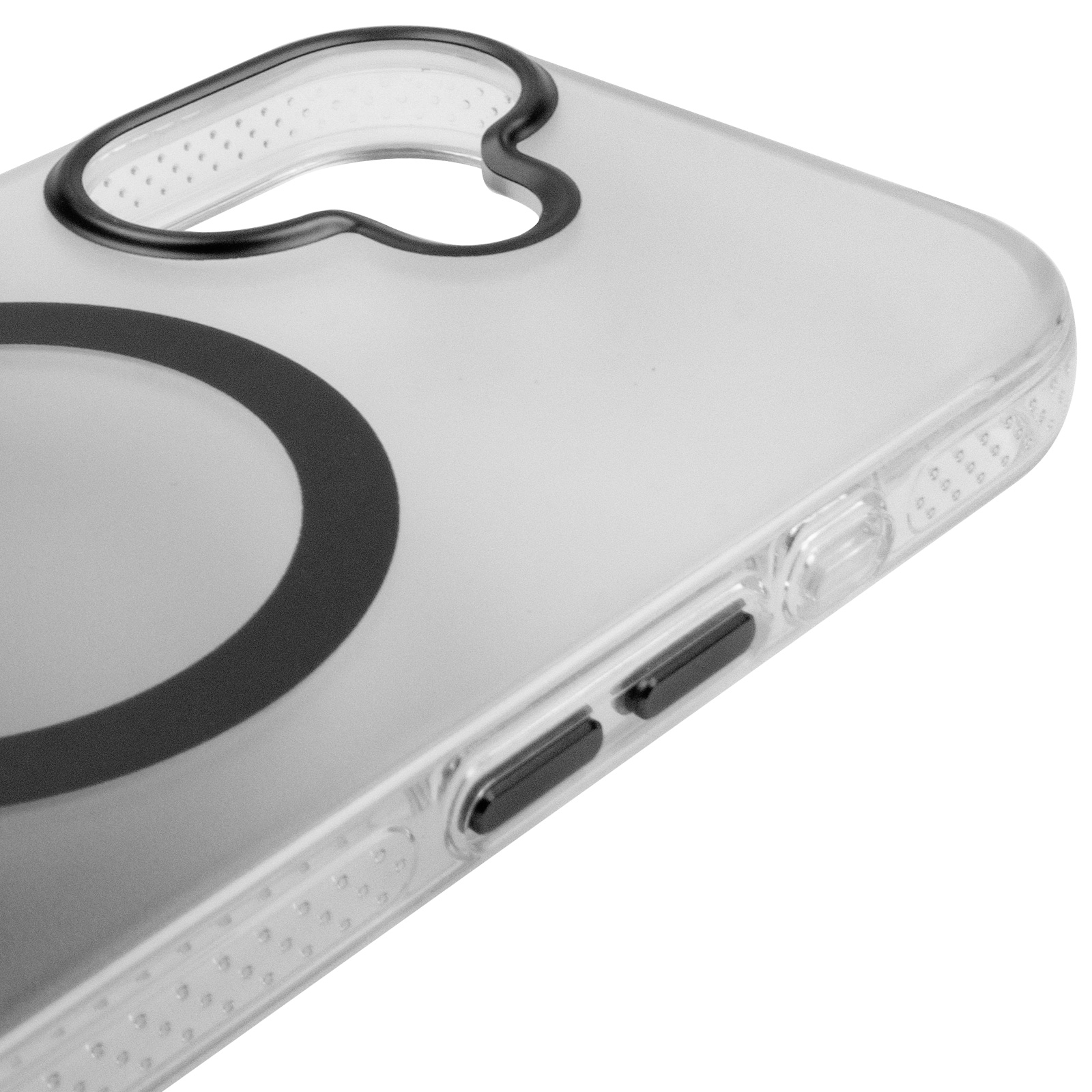 Чохол TPU+PC Phantom with Magnetic Fit для Apple iPhone 17 (6.3"), Black 3, TPU+PC, купити оптом з доставкою