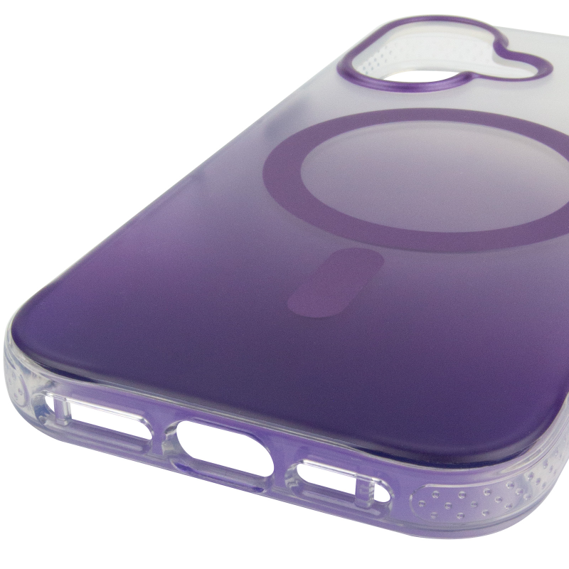Чохол TPU+PC Phantom with Magnetic Fit для Apple iPhone 17 (6.3"), Purple 4, TPU+PC, купити оптом з доставкою